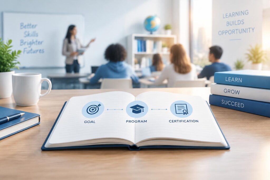 Choisir une formation en éducation : programme, accompagnement, certification — quoi vérifier en premier ?