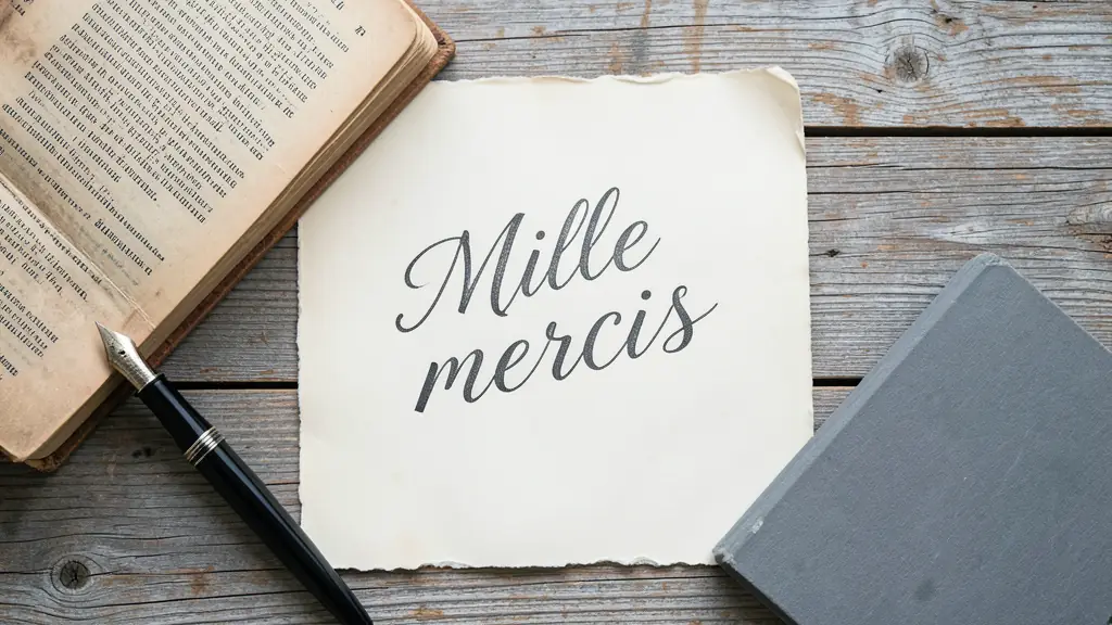 Mille mercis : l’orthographe exacte, la règle d’accord et les pièges à éviter