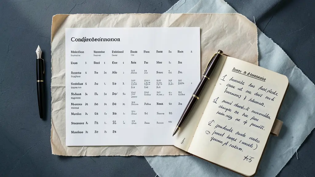 Tableau de conjugaison PDF : comment choisir son support et réviser sans erreur